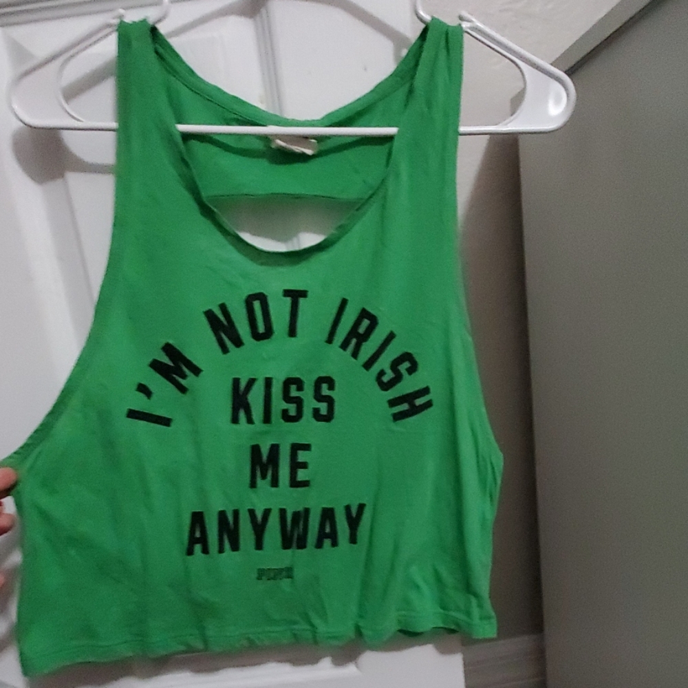 Victoria Secret Pink crop top.